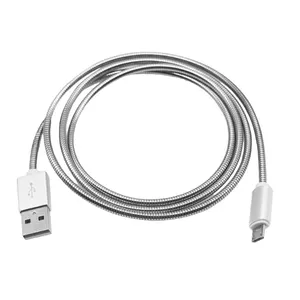 定制高品质金属套USB至微型USB电缆，适用于Iphone C型微型电缆