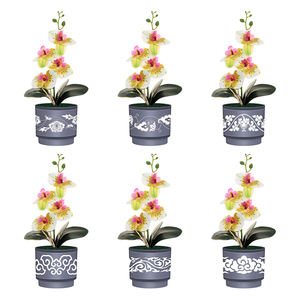 YICAI-miniplantas artificiales de Aloe, bonsái, plantas pequeñas, flores falsas, <span class=keywords><strong>mesa</strong></span> de oficina, adornos en maceta, jardín y casa - Product Image 5