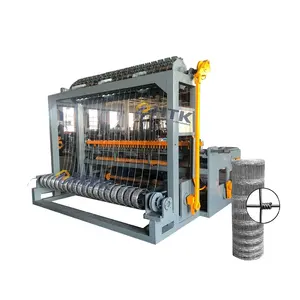 factory price automatic hinged Latvian Farm field fence making machine supplier cattle fence netting machine