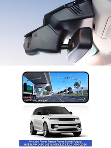 Caméra embarquée 4G 2K pour Land Rover Range Rover 2010-2026, Plug & Play, vision nocturne, avec GPS et carte SIM, application, surveillance de stationnement 24h/24 - Product Image 1