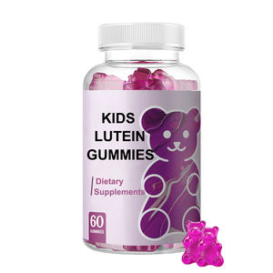 Private Label <b>Kids</b> Lutein Gummies Food Grade Herbal Extract Supplement for Eye Health Support Available Bottle Drum Can - Product Image 1