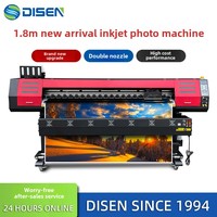 Printer Inkjet All-in-One 1.8m untuk Iklan Dalam & Luar Ruangan, Produktivitas Tinggi 1440dpi, Stiker Mobil, Kain Lightbox, Foto
