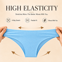 Braguitas de Bikini de Talle Bajo para Mujer, Ropa Interior Suave, Transpirable y Elástica, Logotipo Personalizado, Marca Privada, OEM, ODM, Venta al Por Mayor