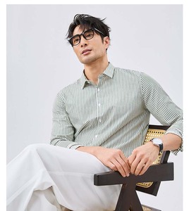 Chemise Homme Décontractée Broderie Machine Personnalisée Taille Unique Qualité Supérieure Nouveaux Produits Anti-Transpiration Vente en Gros Prix Abordable - Product Image 3