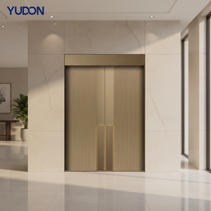 Porta Externa Moderna Minimalista em Aço Inoxidável Antifurto YUDON para Apartamentos, Vilas e Portas Frontais de Casas - Product Image 2