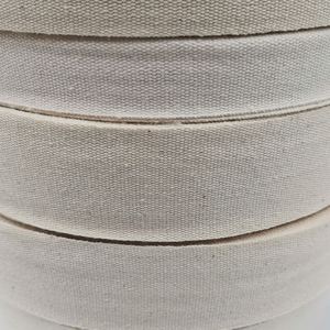 Thicken Cotton Webbing 40mm Custom Width Plain Weave Webbing Tape for Tote Bags Shoulder Straps - Product Image 2
