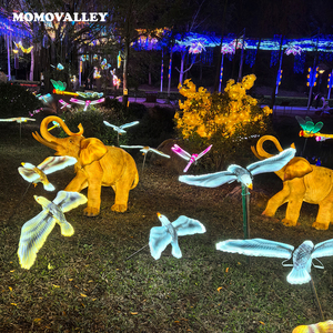 Lampada LED Decorativa da Giardino a Forma di Uccello Dorato Dinamico, Impermeabile IP65, per Pasqua e Halloween - Product Image 2