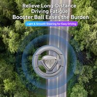 Bouton de Volant Universel Rotatif à 360 Degrés, Installation Facile, Poignée d'Accélération pour Voiture et Camion
