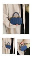 Sac Mini Boîte Couleur Bonbon pour Femme, Sac à Main Rigide Texturé avec Poignée Tressée et Bandoulière Chaîne, Sac Bandoulière pour Mariage