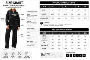 Conjunto Deportivo de Dos Piezas para Mujer, Negro, con Media Cremallera, Logotipo Personalizado, Sudadera de Felpa Suave Premium y Pantalones Deportivos de Pierna Ancha - Product Image 6
