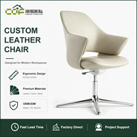 Chaises de bureau fonctionnelles et durables en cuir, réglables en hauteur, pivotantes, 4 étoiles, personnalisables, fabrication OEM/ODM, de bonne qualité