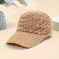 Gorro de Béisbol de Punto Simple, Color Sólido, Transpirable, para el Sol, para Hombre y Mujer, Novedad de Verano 2026