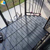Carreaux de terrasse en plastique à emboîtement pour plancher de patio et de jardin