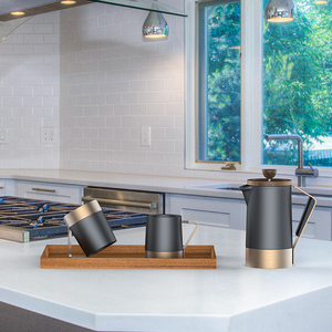 Dhpo เครื่องชงกาแฟแบบกดเซรามิกฝรั่งเศสกล่องของขวัญดีไซน์หรูหราทันสมัย4ตัวกรองที่เหนือกว่าหม้อกาแฟความจุ600มล. - Product Image 6