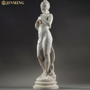 รูปปั้นหินอ่อนบริสุทธิ์แกะสลักด้วยมือขนาดเท่ามือรูปปั้นกลางแจ้งสวนหินแกะสลักด้วยมือ - Product Image 2