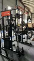 Machine de musculation multifonctionnelle Smith, rack de musculation avec câbles, banc de musculation, presse pectorale, rack à squats en métal
