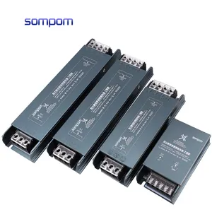 SOMPOM 스위칭 전원 공급 장치 12V/24V 200W IP20 DC 초박형 슬림 전원 공급 장치 CE ROHS Led 스트립 라이트 주석 상자