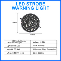 KaiDengZhe Led Strobe Advertencia Módulo Luz Intermitente Lámpara de Emergencia Auto Camión Remolque Baliza Led Luces Laterales