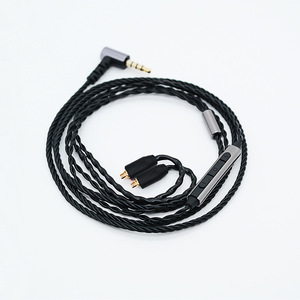 MMCX Oxygen Free Copper Audio Replacement <b>Cable</b> For Shure SE315 SE535 SE846 SE215 UE900 120cm Nylon TPE - Product Image 3