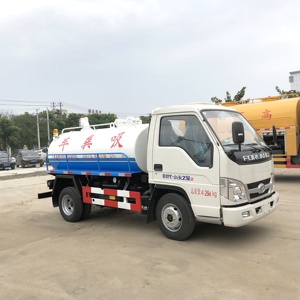 Foton piccoli fogna di aspirazione e la pulizia camion, 3000 litri acque reflue camion per la vendita - Product Image 2