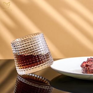 Bicchieri <span class=keywords><strong>da</strong></span> bere bicchierini di whisky tazze ristoranti Hotel essenziali 180 Ml di vetro di roccia per la casa vetro di vetro sottile trasparente moderno - Product Image 4