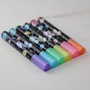 Kinderen Kleuren Mini Markeerstift Pennen Promotionele Kunst Markeerstiften Pen, Beitel Tip Droog-Snel Niet Giftig