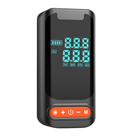 Gonfleur de pneus de voiture sans fil portable en plastique, 150 PSI, haute pression, charge rapide, écran LCD, pompe à pneus électrique sans fil