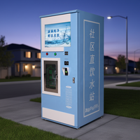 Máquina Expendedora de Detergente Líquido de Autoservicio en China, SDK, Código QR, Cambio de Monedas, Capacidad de 600L, 4G LTE, Software de Gestión de Inventario
