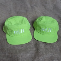 Casquette de course en nylon découpée au laser avec logo brodé, 5 panneaux, imperméable, haute performance, pour activités de plein air, randonnée et camping – Vente en gros fournisseur