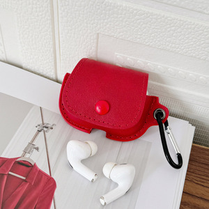 Estuche de Cuero PU Hecho a Mano de Lujo para <span class=keywords><strong>AirPods</strong></span> Pro <span class=keywords><strong>2</strong></span> 3 2025 <span class=keywords><strong>Mini</strong></span>, Funda para <span class=keywords><strong>Airpods</strong></span> con Llavero - Product Image 5