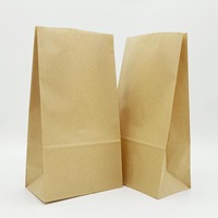 Sacs en papier kraft blancs SOS pour médicaments sans poignées Compteur de pharmacie taille avec logo imprimé personnalisé