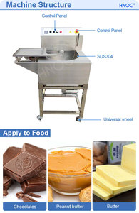 Hoàn toàn tự động xách tay rung bảng 15 30 kg 25L <span class=keywords><strong>Mini</strong></span> sô cô la temper máy để làm tan chảy sô cô la - Product Image 3