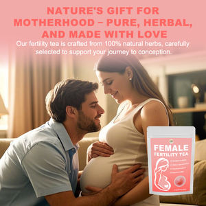 Thé aux herbes biologiques de santé pour la fertilité Mélange de thé de cycle menstruel régulier naturel Thé d'équilibre hormonal pour les femmes - Product Image 4