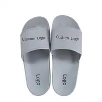 CY-zapatillas de PVC con logotipo personalizado para hombre, chanclas unisex con logotipo OEM, para exteriores, ropa de calle, para dormir
