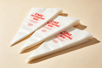 100 pièces/sac, Tailles S M L, Poches à douille jetables à soufflet latéral en PE de qualité alimentaire pour la décoration de gâteaux, glaçages, fondants et crèmes