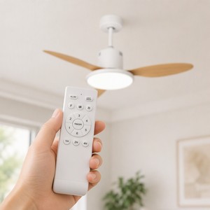 35W BLDC 52 Inch <b>Ceiling</b> <b>Fan</b> with Light <b>Remote</b> <b>Control</b> Silent 6-Speed 5000CFM for Living Room Bedroom Home - Product Image 6