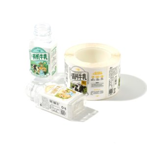 Custom Waterproof Adhesive Sticker Dairy <strong>Beverage</strong> <strong>Label</strong> For Fresh Milk <strong>Bottle</strong> Packing - Product Image 3