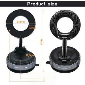 ที่ยึดโทรศัพท์มือถือ NOVISON Super Strong ABS Suction Cup ปรับความสูงได้ ใช้ได้กับโทรศัพท์มือถือทั่วไป รุ่นยอดนิยม - Product Image 4