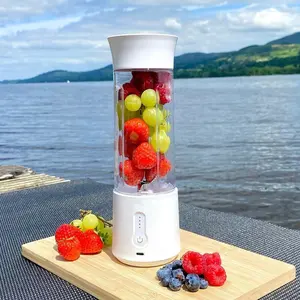 Mélangeur portatif de ménage de vente chaude presse-agrumes mélangeur de fruits et légumes de bouteille en plastique de qualité alimentaire