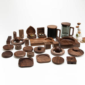 Adornos de Madera de Nogal Negro Ecológicos Grabados a Medida, Base con Patrón de Modelo, Marca <span class=keywords><strong>XNS</strong></span>, Modelo <span class=keywords><strong>XNS</strong></span>-2024122502 - Product Image 3