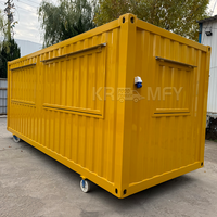Chiosco Prefabbricato Contemporaneo in Container per Caffetteria, Ristorante, Bar o Negozio di Fiori