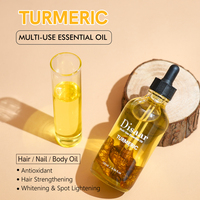 OEM kunyit Multi guna minyak esensial tubuh pencerah titik pemutih rambut memperkuat tubuh minyak pelembab Label pribadi