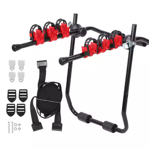 <span class=keywords><strong>Portabici</strong></span> da <span class=keywords><strong>Auto</strong></span> per 3 Biciclette in Acciaio, Montaggio Posteriore per Viaggi e MTB - Product Image 2