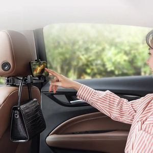 Soporte de teléfono oculto con gancho para asiento trasero, soporte perezoso multifuncional ajustable, soporte Universal para teléfono móvil de coche de fácil visualización - Product Image 1