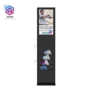 Tótem Digital LCD de 21.5 Pulgadas con Soporte para Piso y Bolsillo para <span class=keywords><strong>Periódicos</strong></span>, Kiosco para Centros Comerciales, Señalización Digital de Pie para Revistas - Product Image 1