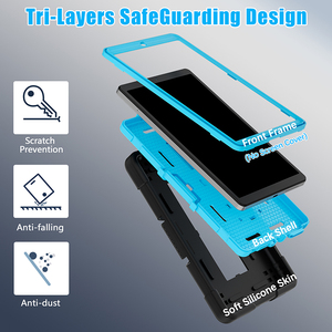 Custodia Ibrida Antiurto in Silicone con Cavalletto Integrato per Tablet <span class=keywords><strong>Lenovo</strong></span> <span class=keywords><strong>Tab</strong></span> M8 8" 4a Gen 2023 TB 300FU - <span class=keywords><strong>Cover</strong></span> Colorata - Product Image 5