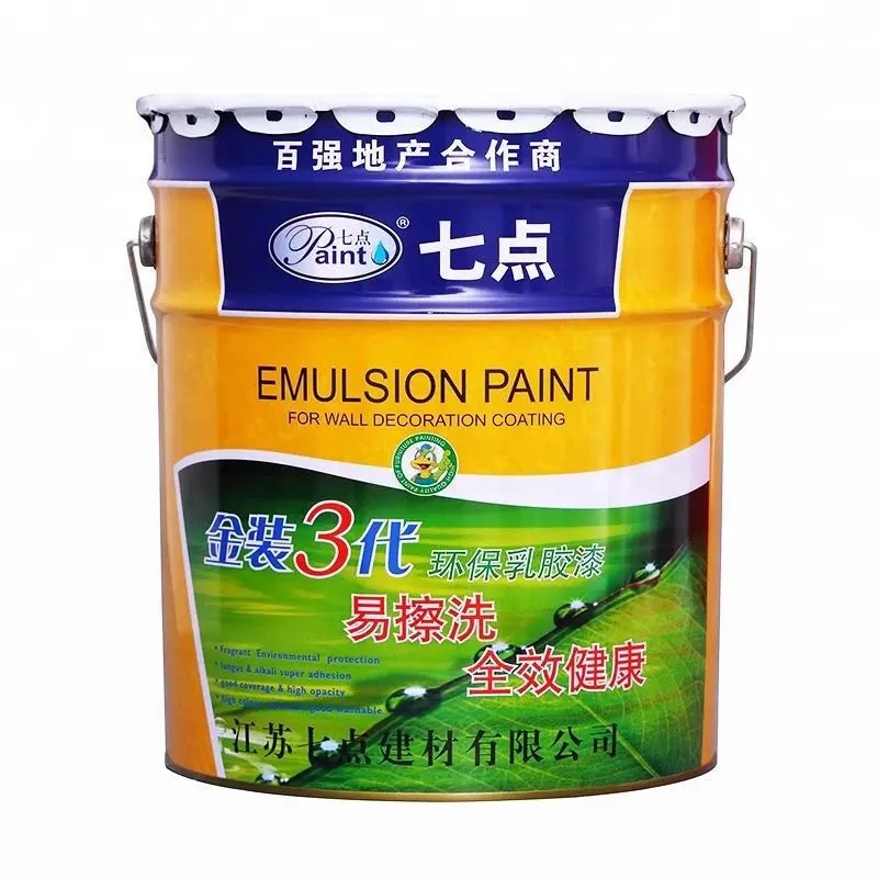 Pintura de emulsión de látex, revestimiento de pared Interior, 2020 productos