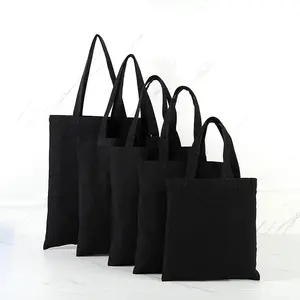 Bolsas de compras personalizadas portátiles BSBH, bolsas de asas recicladas con impresión en blanco publicitaria