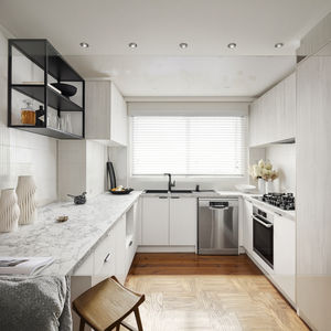 모듈 식 주방 수납 캐비닛 현대 주방 디자인 주방 스탠드 캐비닛 홈 전체 세트 - Product Image 5