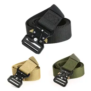 Lupu Cheap High Quality Custom Logo Security Outdoors Nylon Duty Tactical Belt For Men